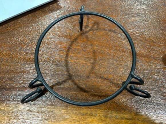 Souther Living Home Other - Souther Living Home Dress Me Up REd Mountain Iron Black Plate Serving Stand Base
